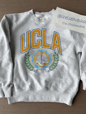 Vintage UCLA Bruins Football Logo Sweatshirt, University of California College